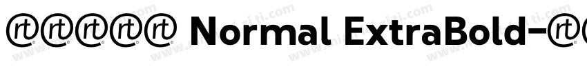 ヒカリ角ゴ Normal ExtraBold字体转换